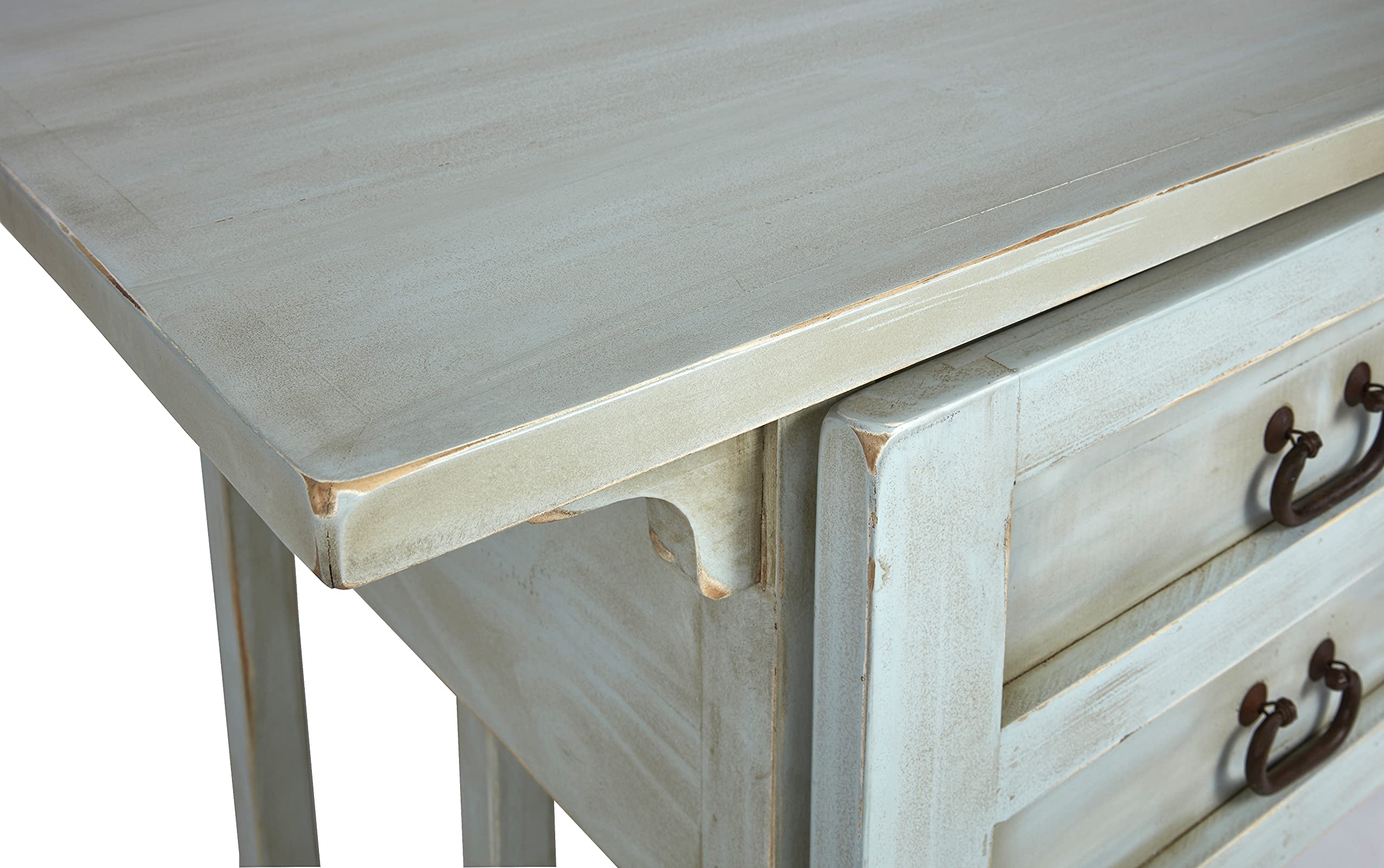 Progressive Furniture Remi Desk With Chair, Light Seafoam