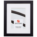 Craig Frames Confetti, 22 x 28 Inch Modern Black Picture Frame Matted to Display an 18 x 24 Inch Photo