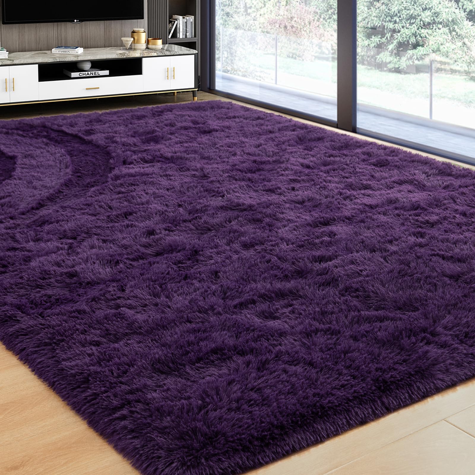 Softlife Rug For Living Room 6X9 Large Area Rug For Bedroom Super Soft Shaggy Rugs For Kids Room Fluffy Fuzzy Carpets Long Plush