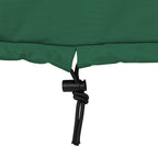 Shine Company Weatherproof Outdoor Rocking Chair Cover Set Of 2, 100% Woven Polyester, Elastic Cord With Toggle, Hunter Green, 2-Pack