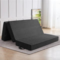 Folding Mattress Full Size,6 inch Memory Foam Tri Portable Trifold Mattress Topper Full with Breathable & Washable Cover, Foldab