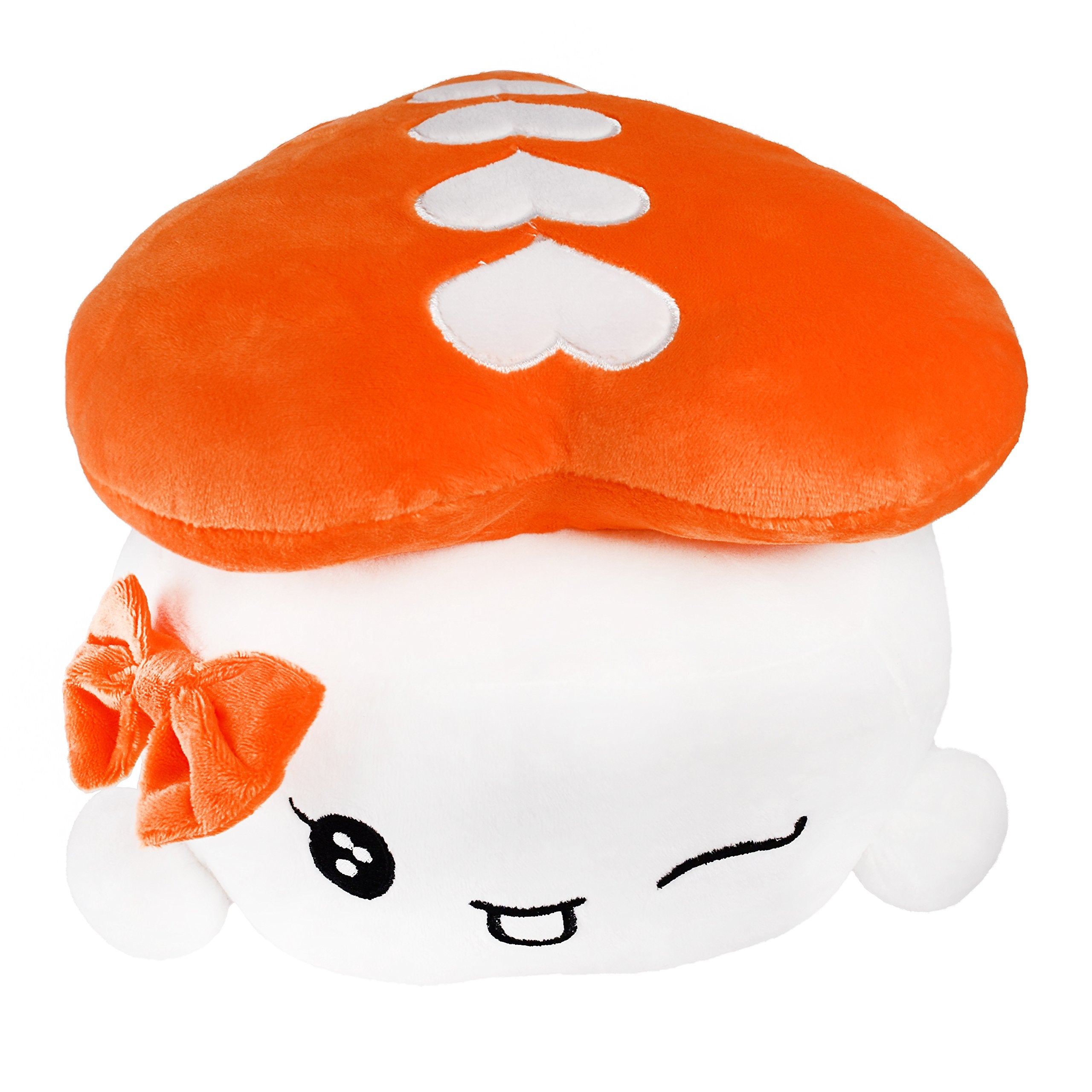 Mango Steam Soft Stuffed Cute Kawaii Sushi Plush/Stuffed Animal/Pillow/Toy (Large - 10 Inches, Shrimp)
