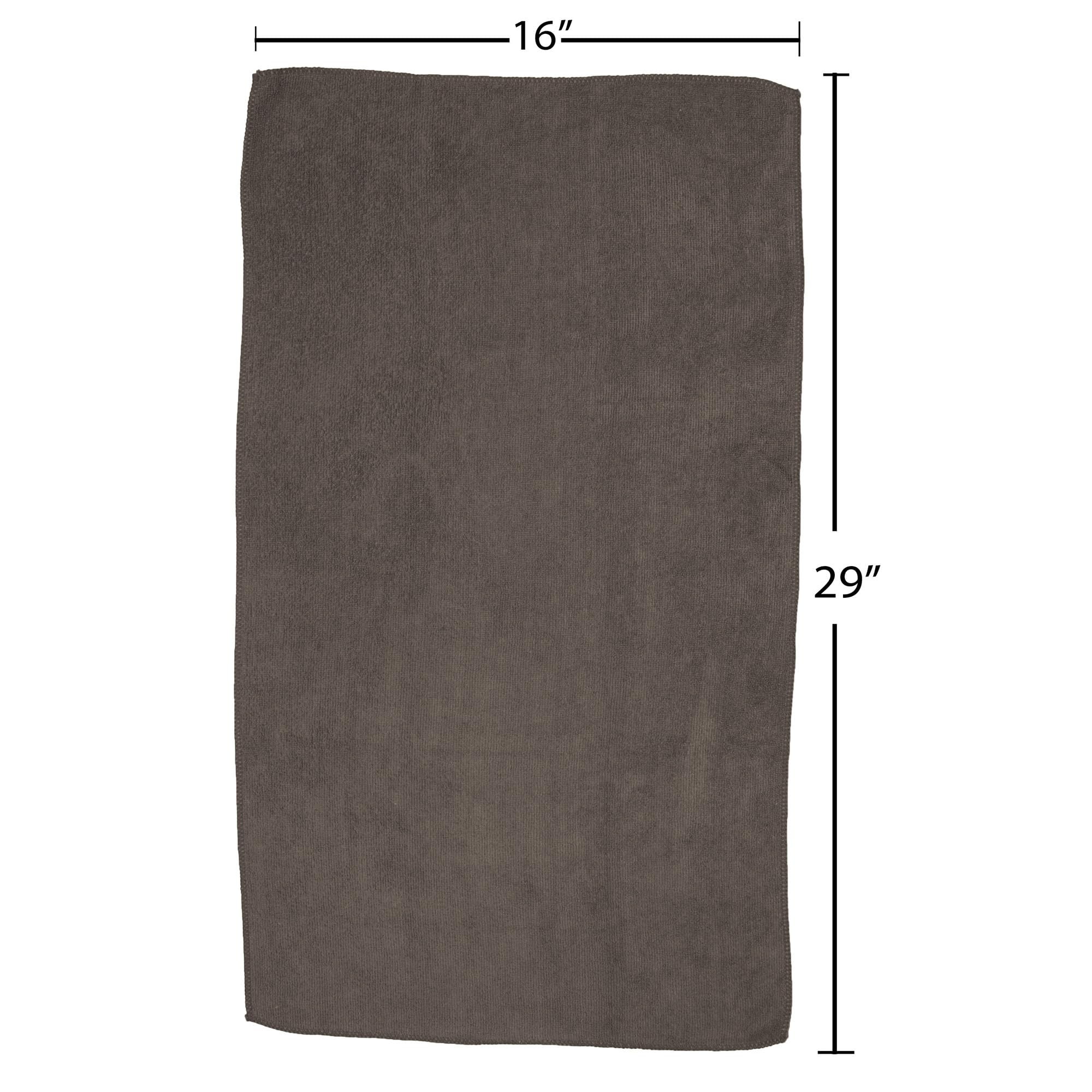 Fromm Softees Microfiber Salon Hair Towels For Hairstylists, Barbers, Spa, Gym In Brown, 16' By 29', 10 Count Perfect Hair Car