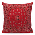 Wondertify Throw Pillow Cover Case Orange Bandana Pattern Black And White Ornaments,Soft Pillow Case For Decorative Bedroom/Livi