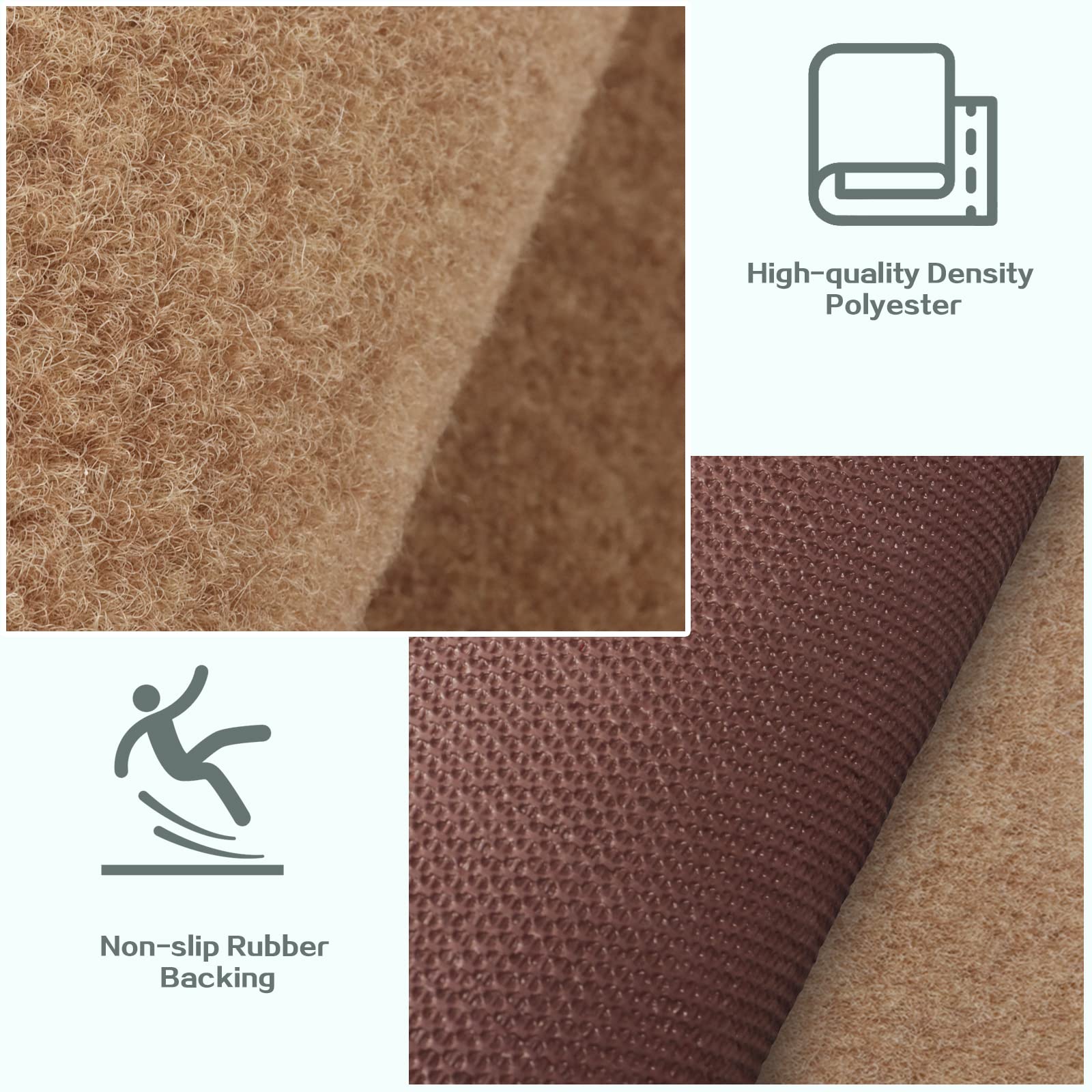 Custom Size Runner Rug 2 Ft X 22 Ft, Zgr 2-82Ft Carpet Runners Hallway Entryway Kitchen Garage Laundry Room Area Rugs With Non-S