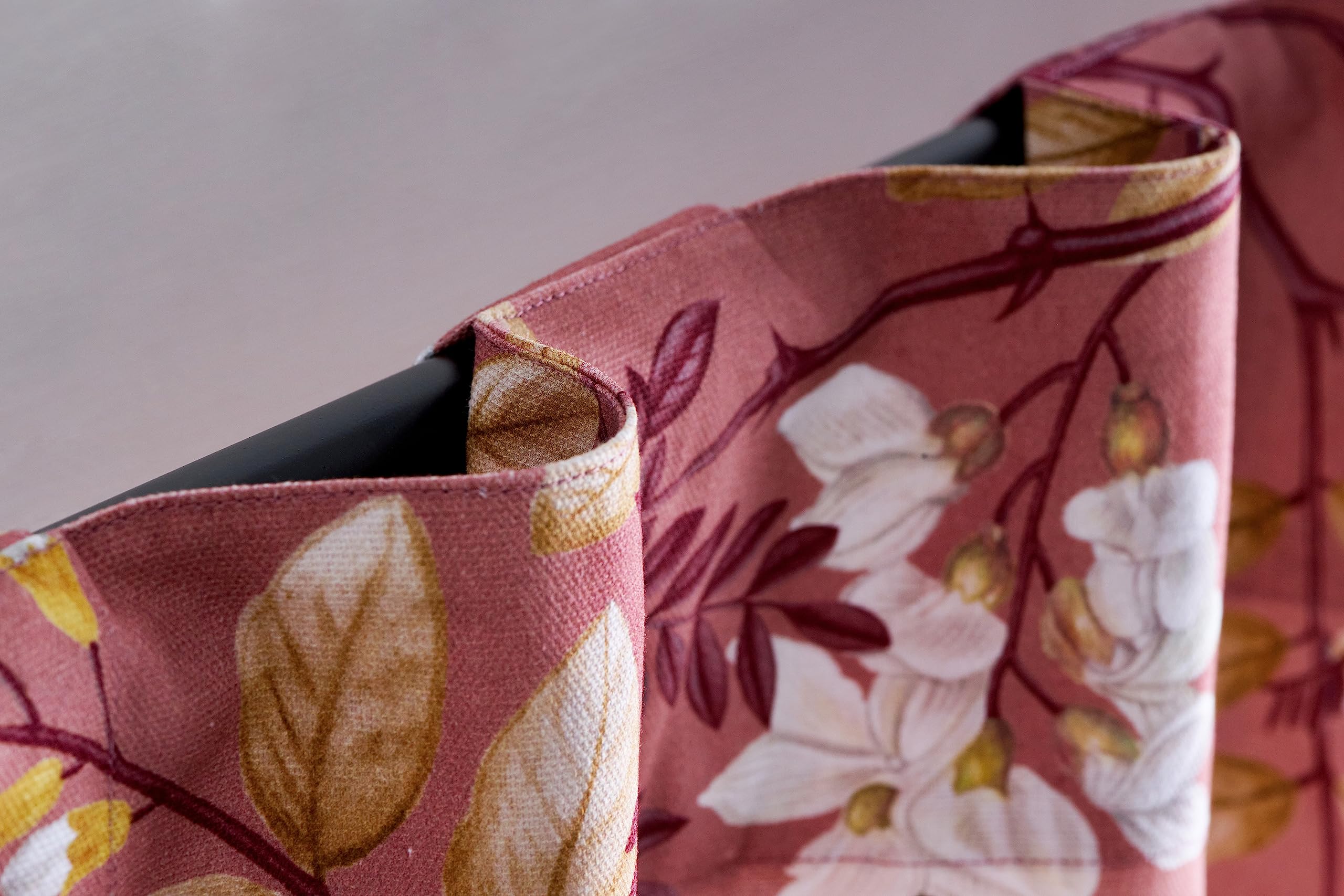 Maison D' Hermine 100% Cotton Curtain Feuillage Cameo Brown Two Panel Curtains For Living Rooms Bedrooms Offices Tailored With A