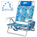 Old Bahama Bay Backpack Beach Chair, Aluminum Lightweight Reclining 5-Position Lounge Chair for Adults Heavy Duty Support 400 LB