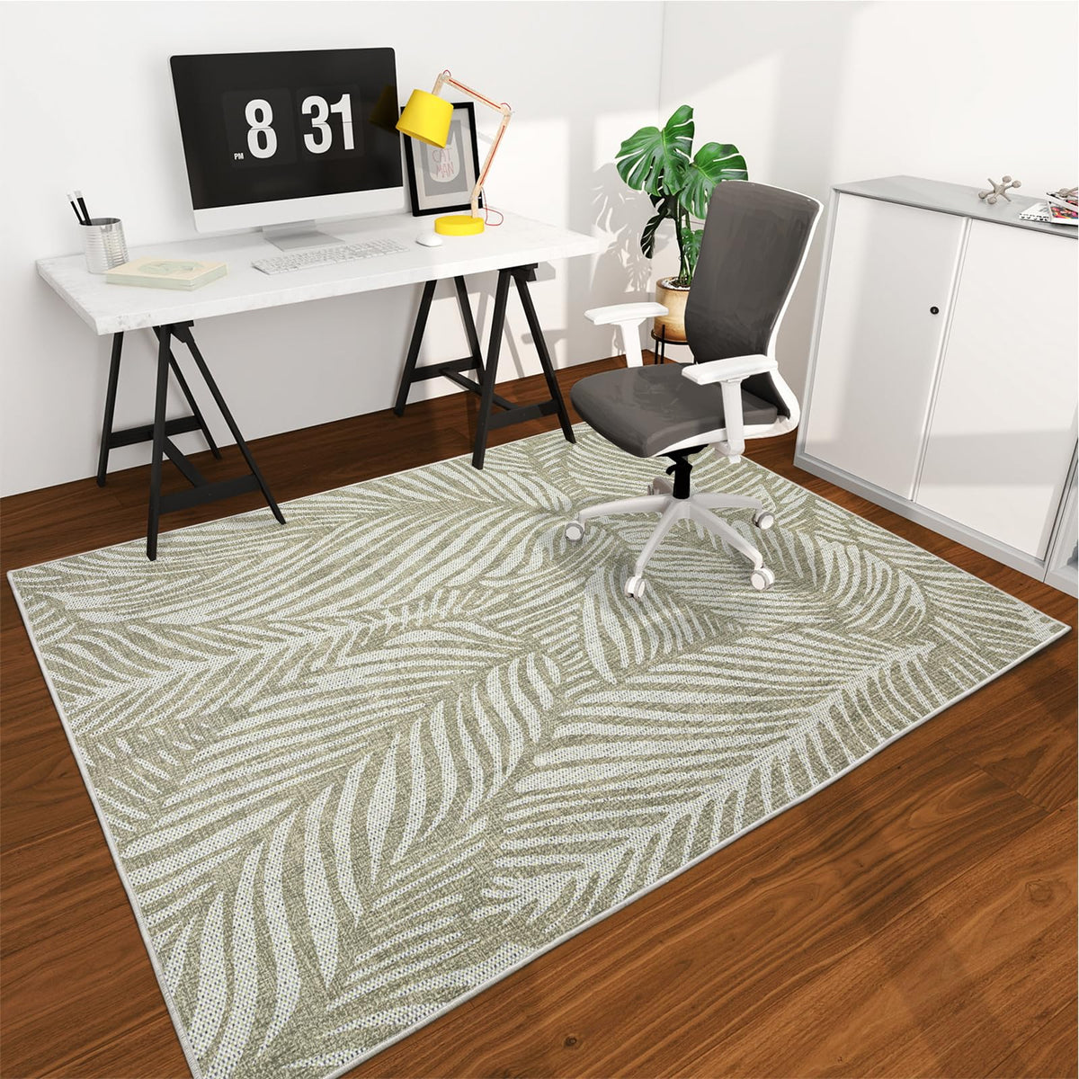 Office Chair Mat For Hardwood Floor, 72 'X48 ' Desk Chair Mat Protector, Modern Style