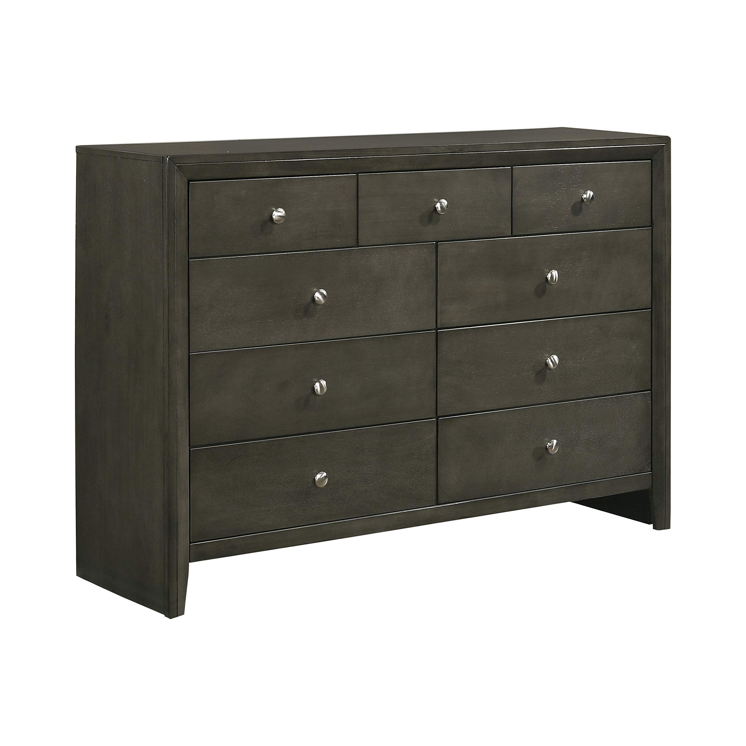 Coaster Furniture Serenity 9-Drawer Mod Grey Dresser 55&quot; D x 16.5&quot; W x 38.25&quot; H 215843