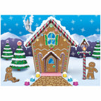 Gingerbread House Fabric Backdrop