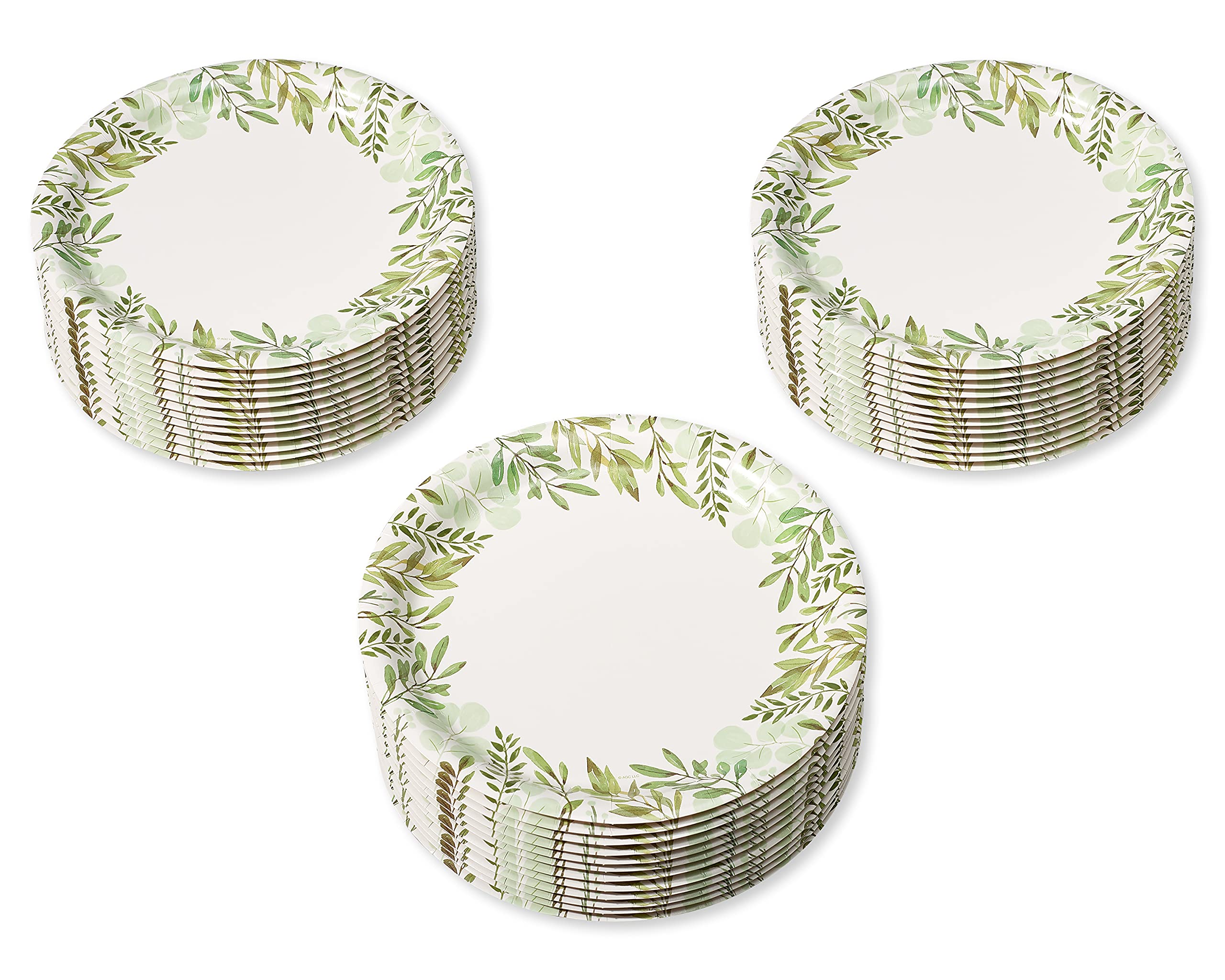 American Greetings Wedding Or Bridal Shower Party Supplies, Dinner Plates (36-Count)