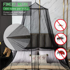 Visator Mosquito Net Bed Canopy For Girls,King Canopy Bed Curtains Queen Size From Ceiling,Dome Mosquito Netting Bed Tent Twin G