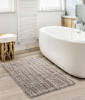 SASHAA World Super Absorbent NonSlip Rectangular Bathmat for Living Room, Bathroom, Kitchen, Bedroom, Indoor & Outdoor | Brown,