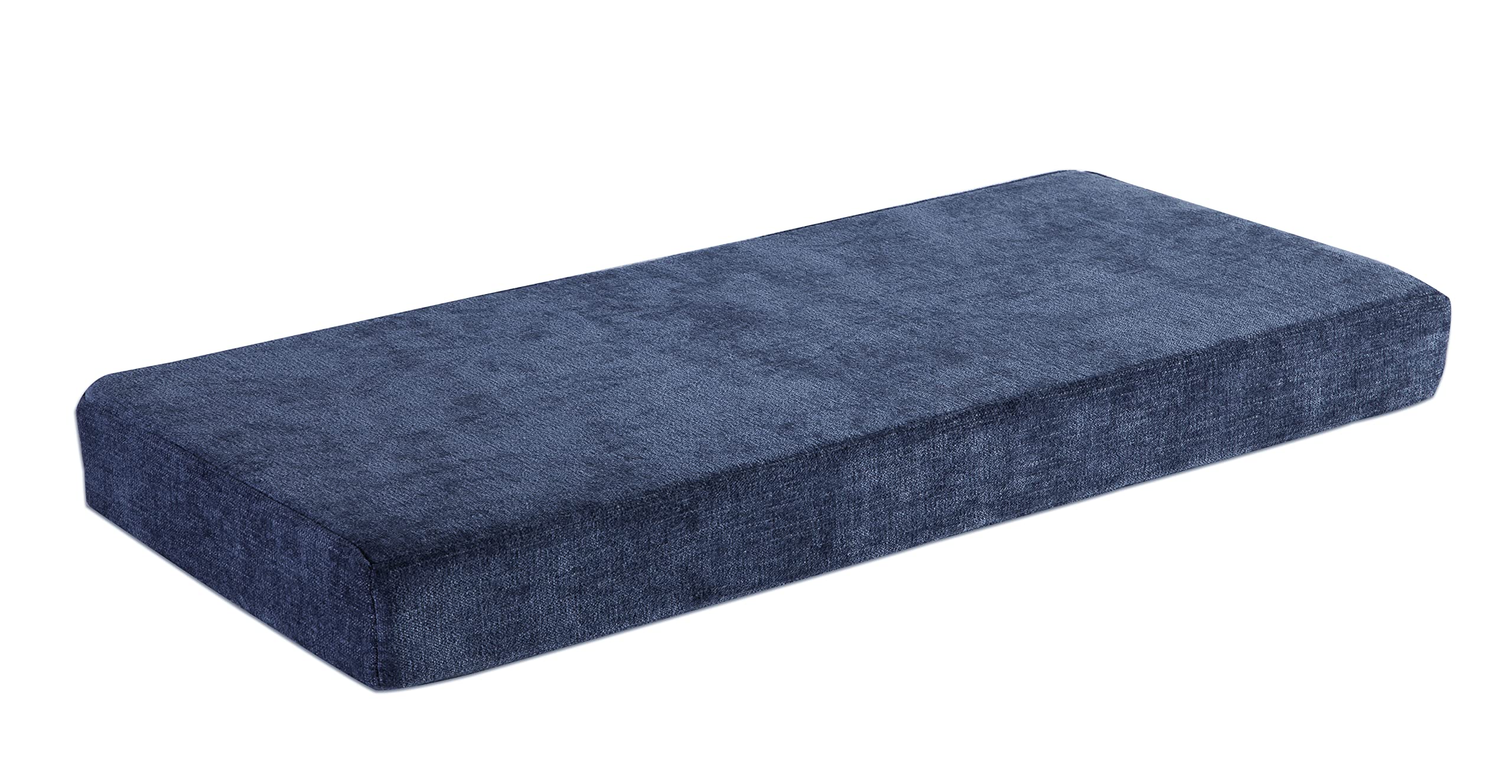 Loveboat Bench Cushion 36X18 Inch Soft Non-Slip Furniture Cushions For Bench Couch Swing Setee With Ties, Navy