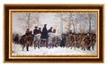 ELITEART-The March to Valley Forge George Washington and the Veterans of his Army by William B. T. Trego Oil Painting Reproducti