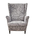 Krfoonn Wingback Chair Covers Slipcovers 2 Piece Stretch Wing Chair Covers Spandex Slipcovers Wingback Sofa Covers Armchair Cove