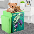 Kuber Industries Hulk Toy Storage Box | Laundry Basket for Toys | Folding Laundry Basket | Clothes Hamper with Lid & Handles | 6