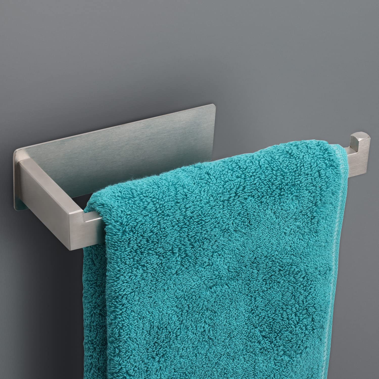 Vanloory Hand Towel Holder, Strong Self Adhesive Hand Towel Ring, Thicken SUS304 Stainless Steel Hand Towel Bar/Rack, No Drillin