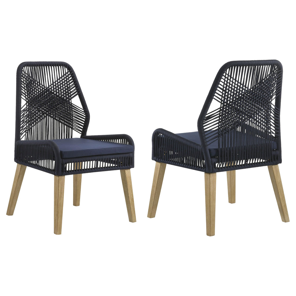 Coaster Nakia Side Chair, Dark Navy