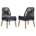 Coaster Nakia Side Chair, Dark Navy