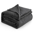 Bedsure Fleece Blankets King Size Dark Grey - Bed Blanket Soft Lightweight Plush Cozy Fuzzy Luxury Microfiber, 108X90 Inches