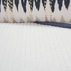 Rizzy Home | BQ4517 | Cotton Quilt | 106"x92" White/Neutral/ Solid
