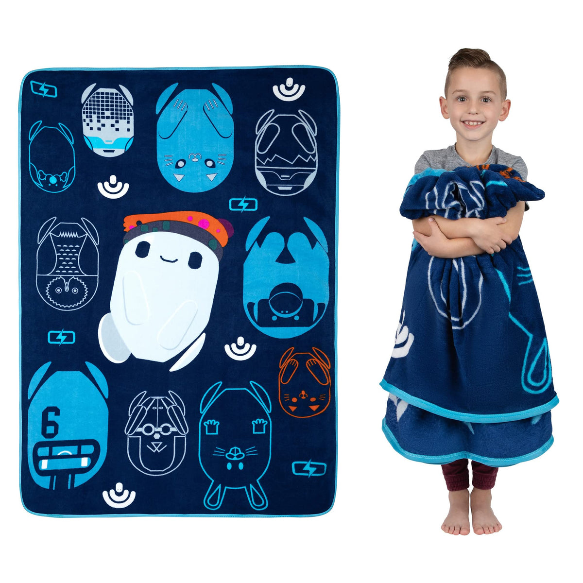Franco Kids Bedding Super Soft Micro Raschel Blanket, 62 In X 90 In, Ron'S Gone Wrong