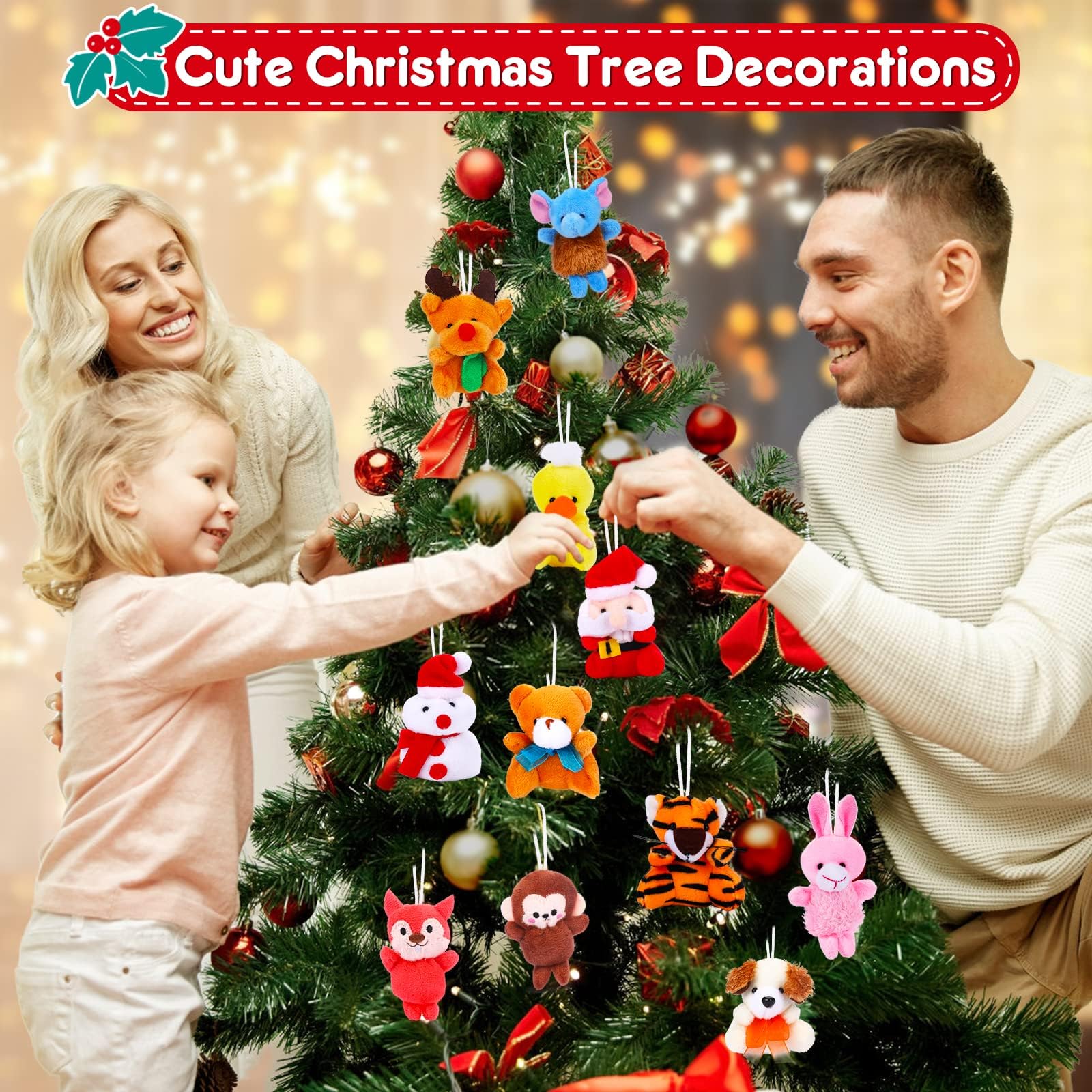 Advent Calendar 2024 For Kids 24 Days Christmas Countdown Calendar With Mini Animal Plush Toys Stuffed Animals Christmas Tree De