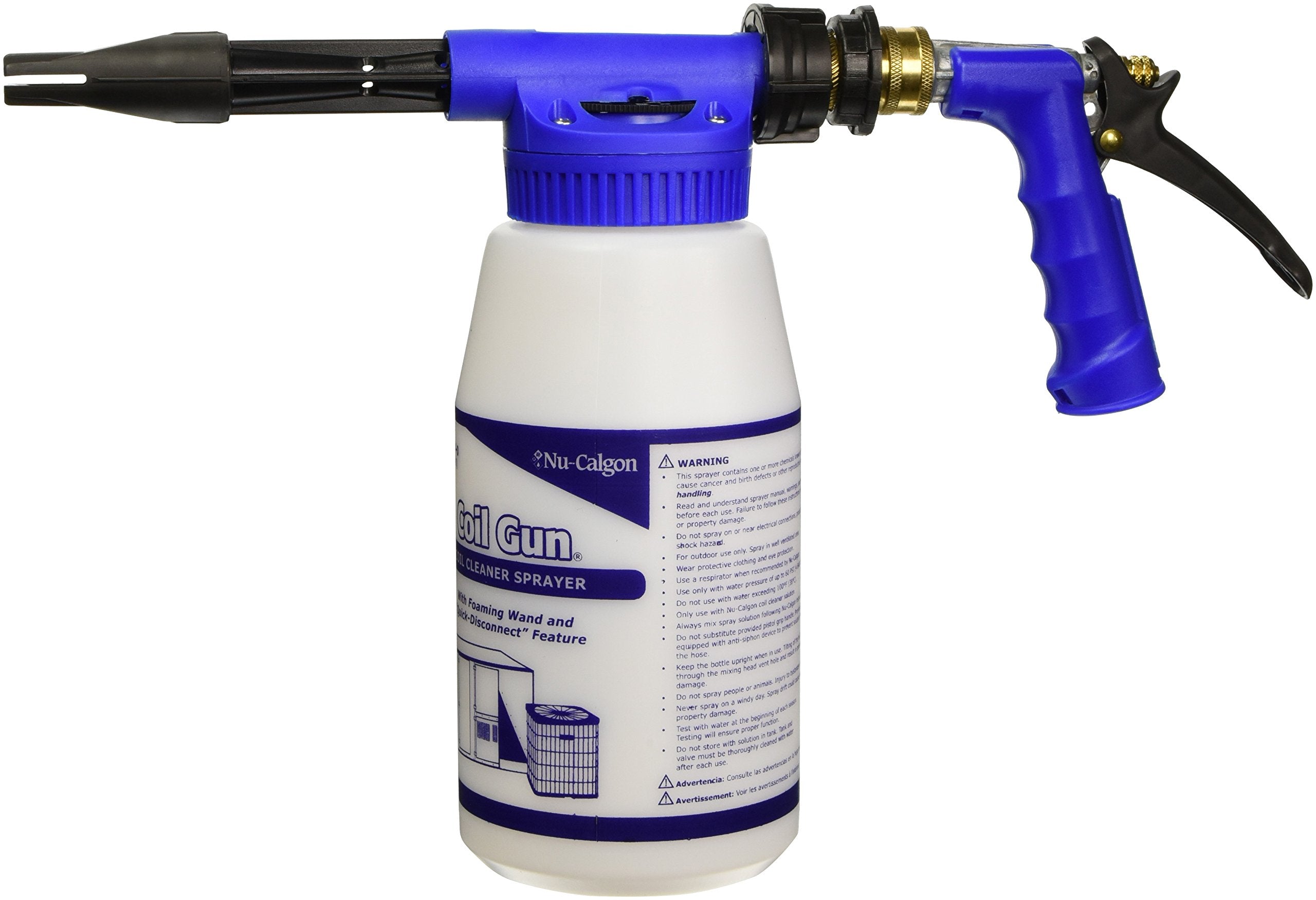 Nu Calgon 4774-0 Coil Gun Sprayer With Quick Connect Hose Nozzle