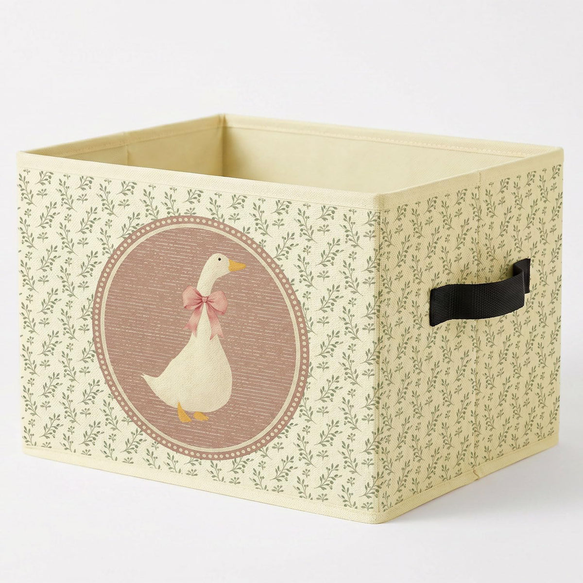 RKQIEG Coquette Goose Storage Bins Box with Handles