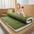 Maxyoyo King Futon Mattress Foam Mattress Topper, Japanese Floor Mattress Foldable Mattress Futon Bed Mattress Pad Guest Bed Mat