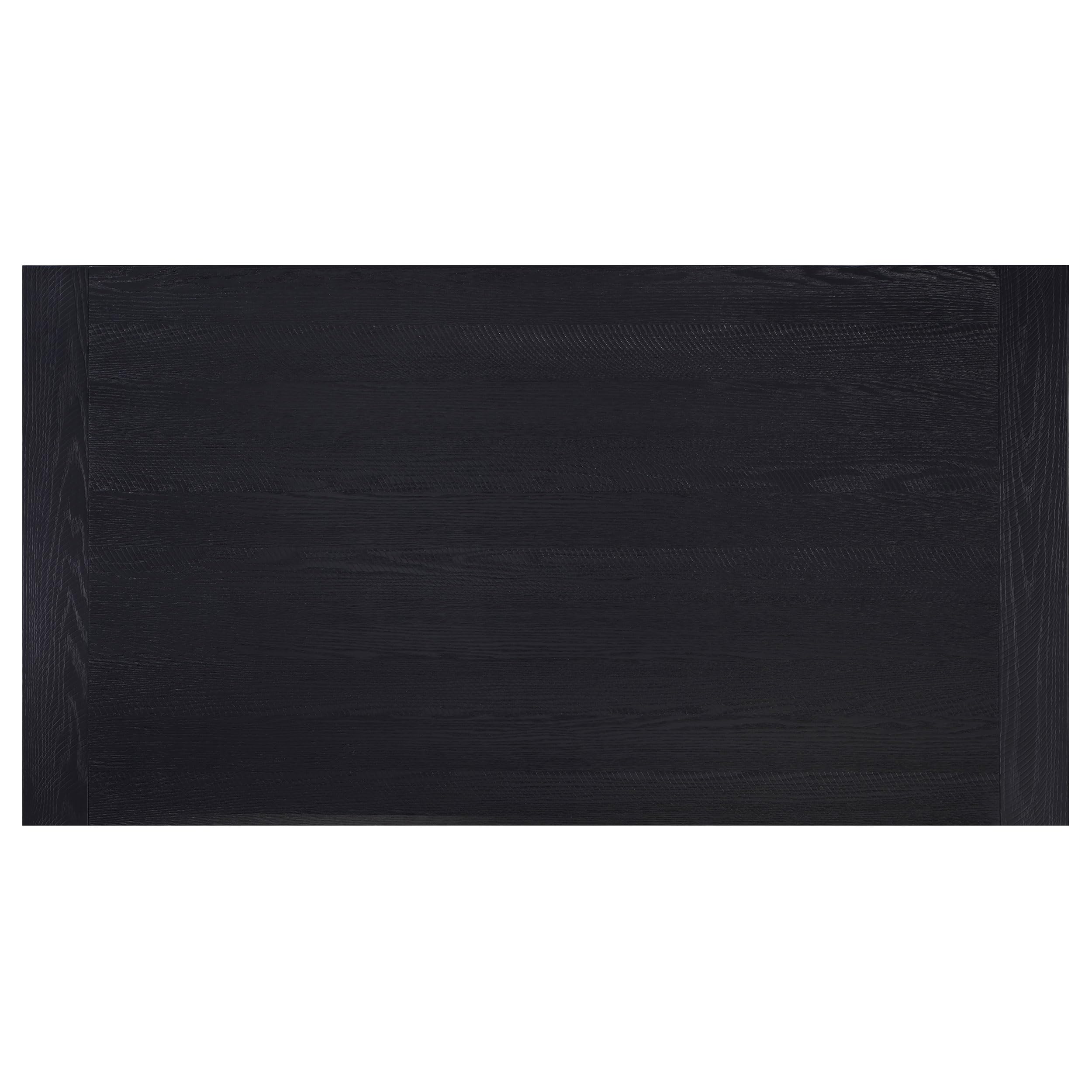 Coaster Home Furnishings Newport Rectangular Trestle Dining Table Black