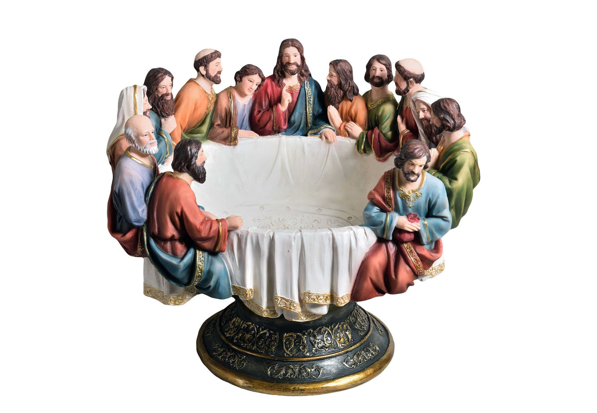 Ok Lighting Ok-2534-B1A Last Supper Decorative Bowl, 15.75&quot;