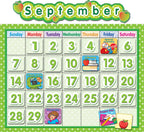 Teacher Created Resources Tcr4188 Polka Dot School Calendar Bulletin Board Set, Paper, Multi