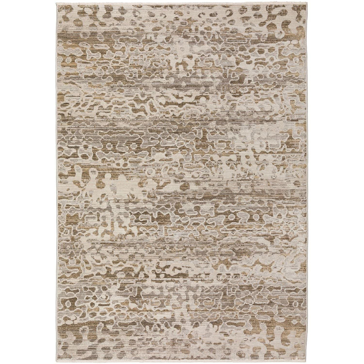 Denizi Dz6 Brown Transitional Rug Rectangle 9' X 13 ' 2&quot;