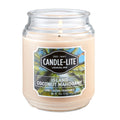 Candle-lite Scented Candles, Island Coconut Mahogany Fragrance, One 18 oz. Single-Wick Aromatherapy Candle with 110 Hours of Bur
