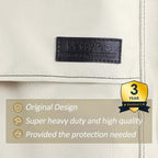 Nettypro Outdoor Loveseat Sofa Cover Waterproof 3-Seater Patio Furniture Bench Sofa Cover, 58'W X 37'D X 35'H, Beige