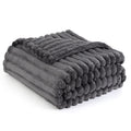 Bedsure Grey Fleece Twin Blanket For Couch - Super Soft Cozy Blankets For Women, Cute Small Blanket For Girls, 60X80 Inches