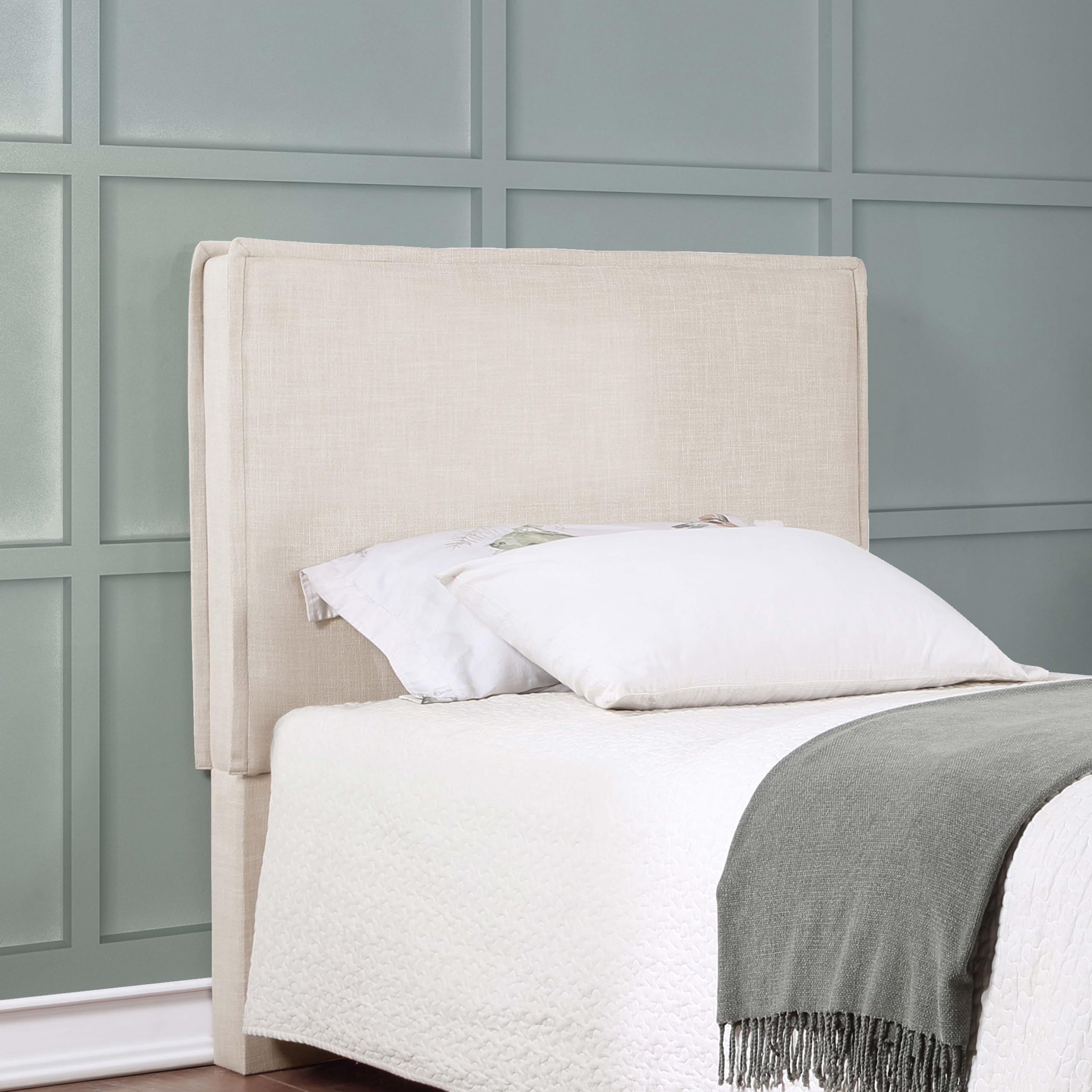 Coaster Home Furnishings Izzy Contemporary 47-inch Fabric Upholstered Panel Headboard for Bedroom Twin Size Sand 315985T