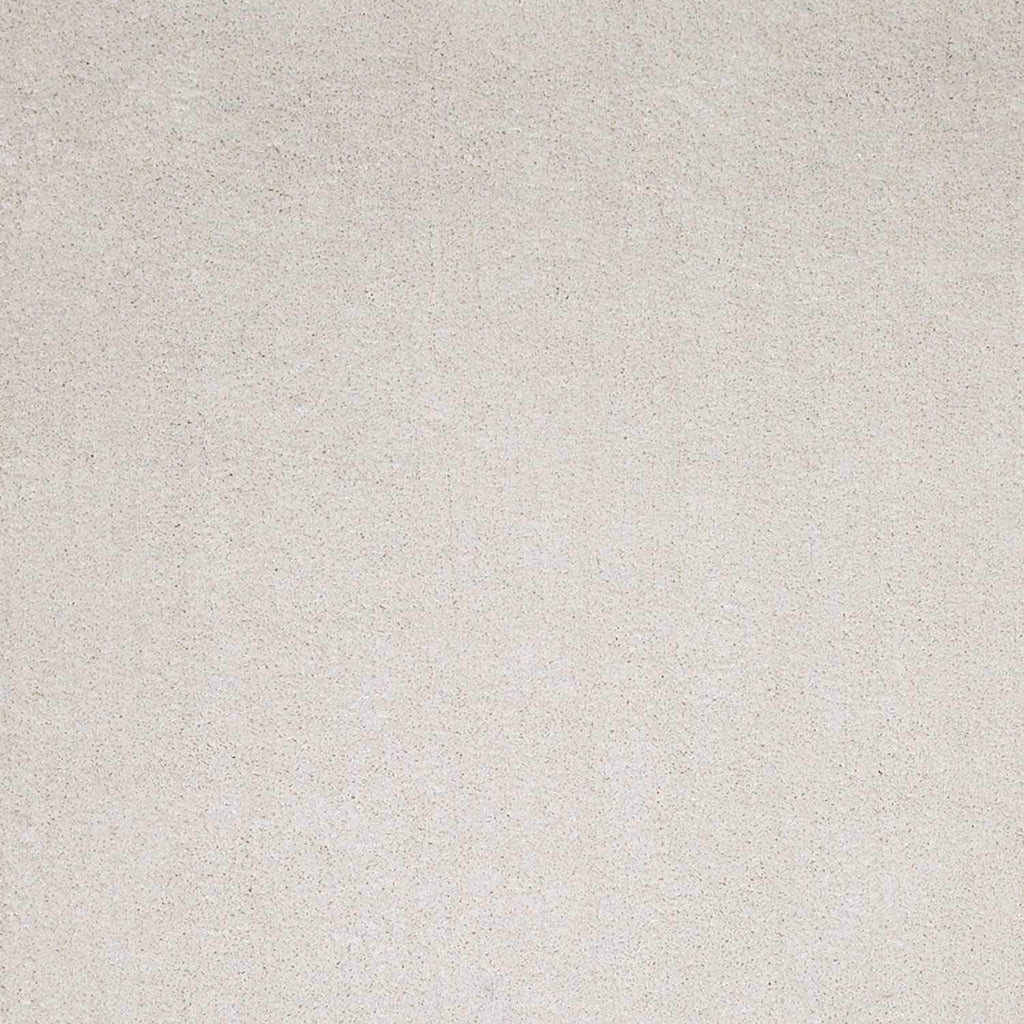 HomeRoots Polyester 8' x 11' Solid Ivory Shag Area Rug