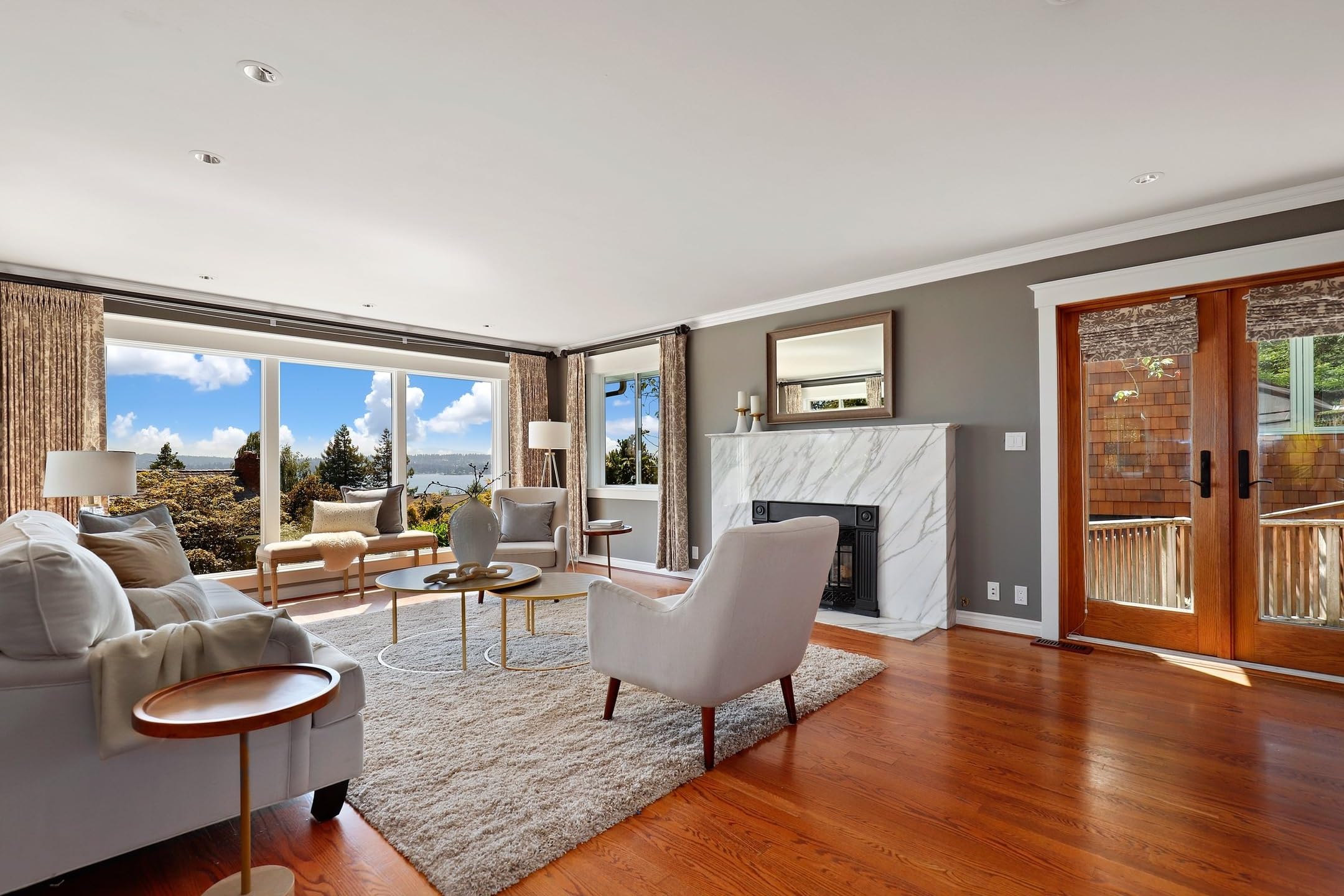 npd furniture and more Roya Teak Marble Base Side/End Table, Natural