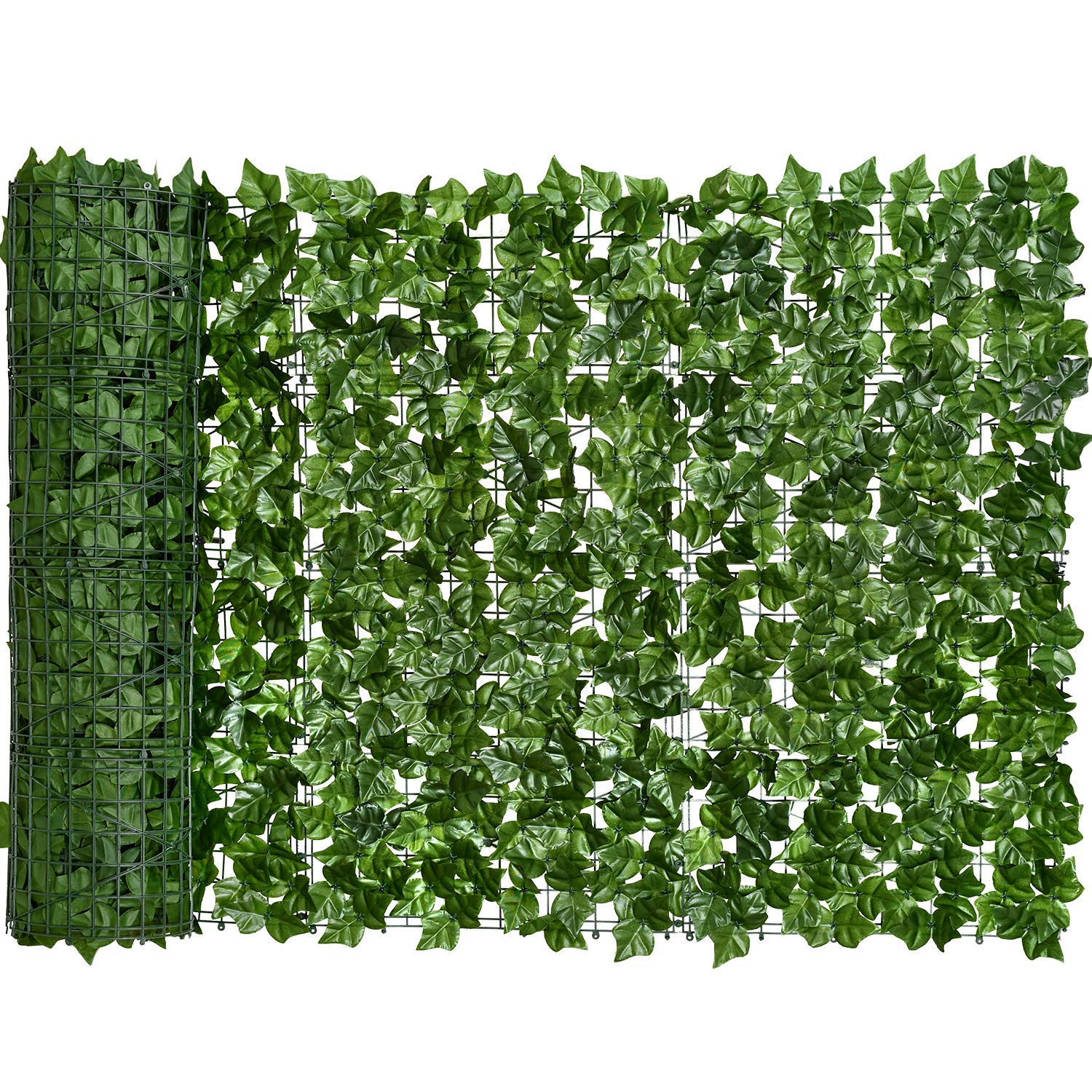 Dearhouse Artificial Ivy Privacy Fence, 157.5X39In Artificial Hedges Fence And Faux Ivy Vine Leaf Decoration For Outdoor Decor,