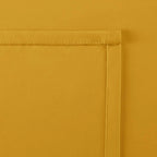 Hiasan Yellow Valance Curtains For Kitchen - Blackout Thermal Insulated Rod Pocket Window Valances, 52 X 18 Inches Length, 1 Panel