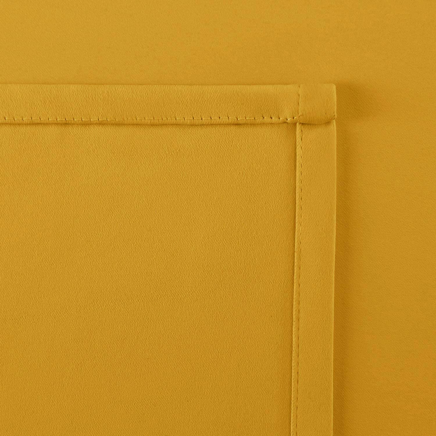 Hiasan Yellow Valance Curtains For Kitchen - Blackout Thermal Insulated Rod Pocket Window Valances, 52 X 18 Inches Length, 1 Panel