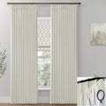 Shineland Cream Blackout Curtains 102 Inch Long,Ivory Black Out Pinch Pleated Insulated Window Coverings For Winter