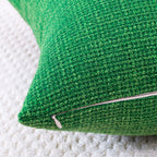 Otostar Linen Throw Pillow Covers Set Of 2 Decorative Square Pillowcases Cushion Covers 28X28 Inch For Home Decor Sofa Bedroom Car 70 X 70 Cm Green