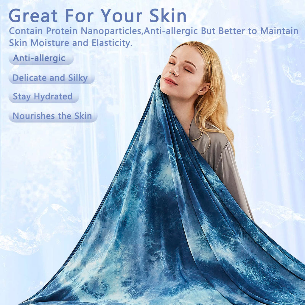 Topcee Cooling Blanket (90''X90''Queen Size) For Hot Sleepers And Night Sweats,100% Oeko-Tex Certified,Arc-Chill Q-Max >0.5 Cool