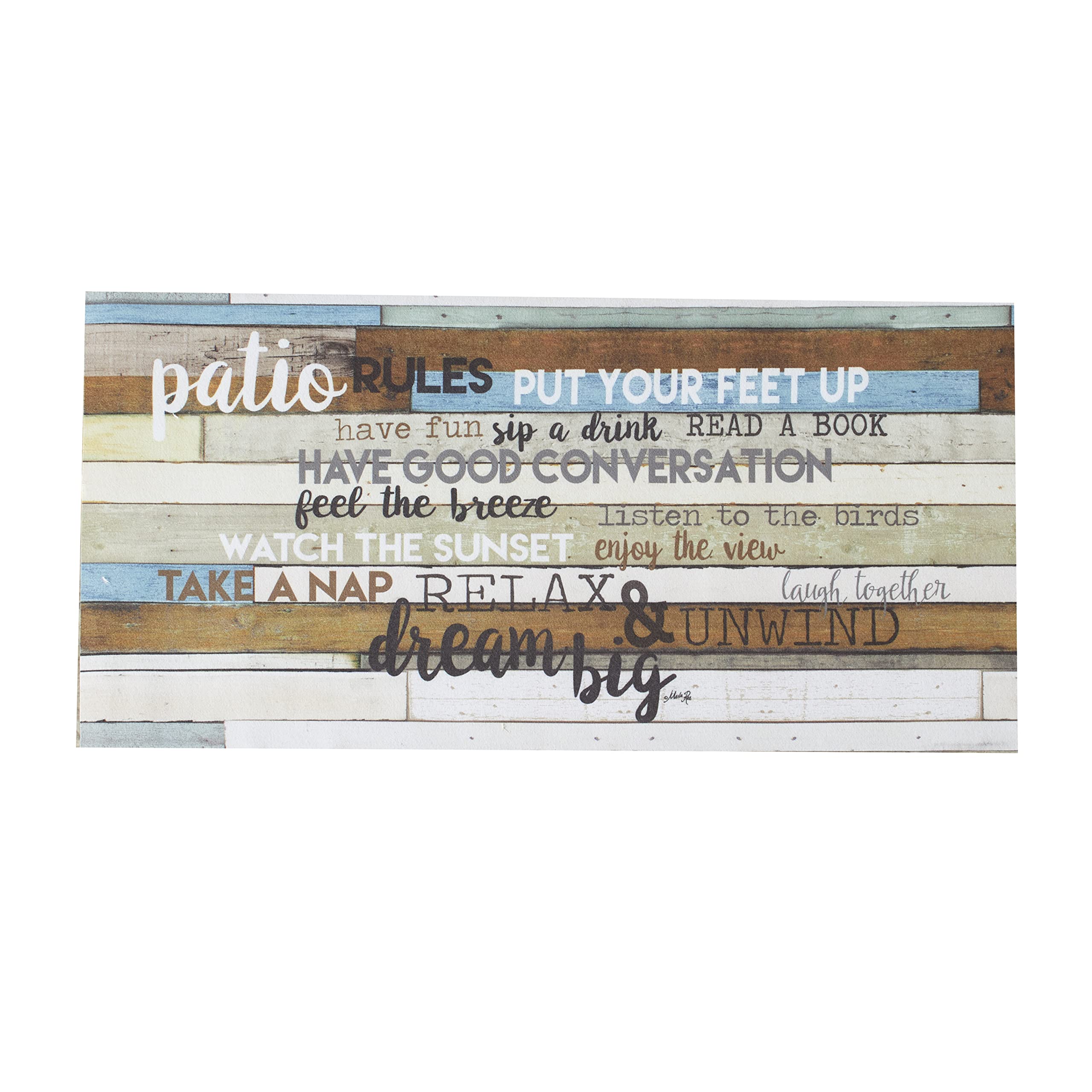 Indoor/Outdoor Rules Collection - Patio Area Rug