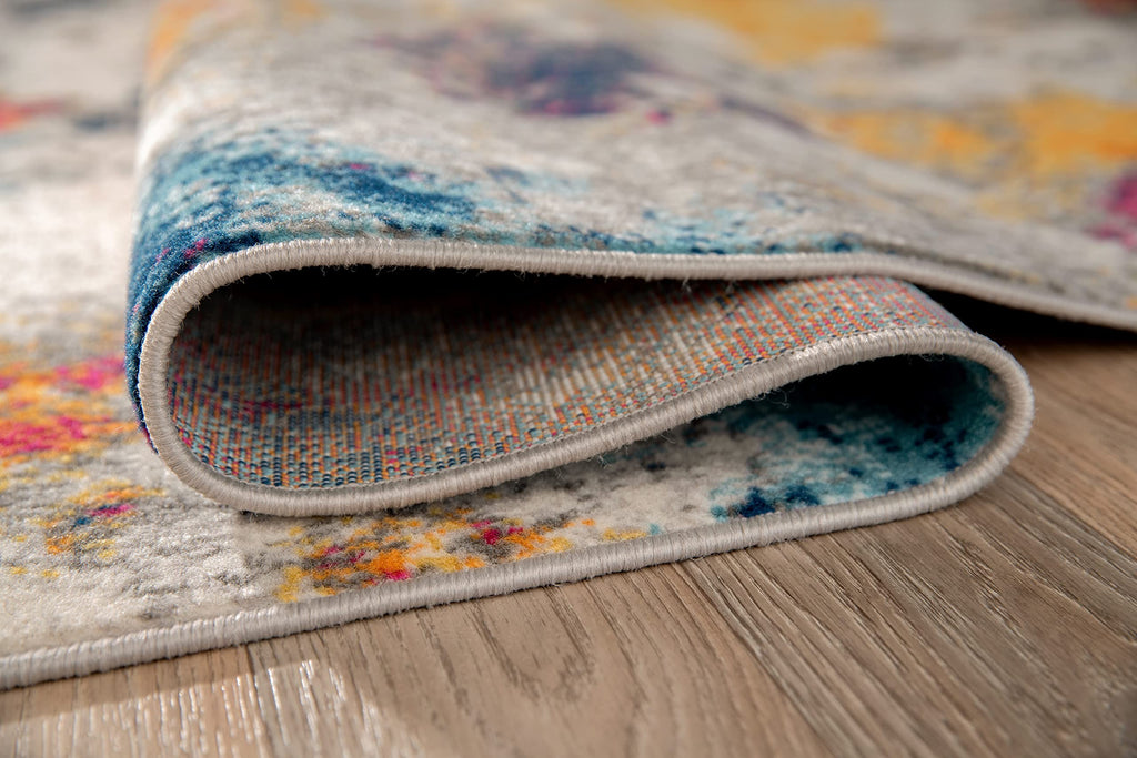 Rugshop Sky Collection Modern Abstract Area Rug 5' X 7' Multi