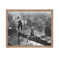 Poster Master Vintage Photograph Poster - Retro Funny Print - Gift for Artist, Friend - Golf on Skyscraper Beam, Man, Constructi